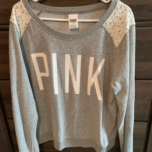 Victoria’s Secret PINK thin sweatshirt; size L